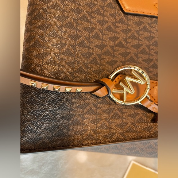 Michael Kors Signature Kris Small Satchel - Picture 6 of 14